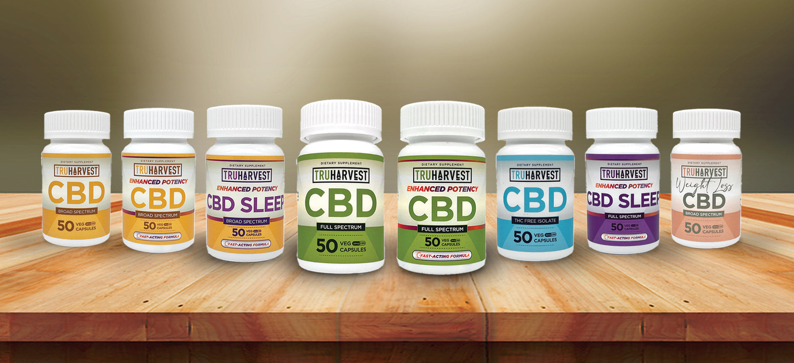 CBD Capsules - TruHarvest Farms