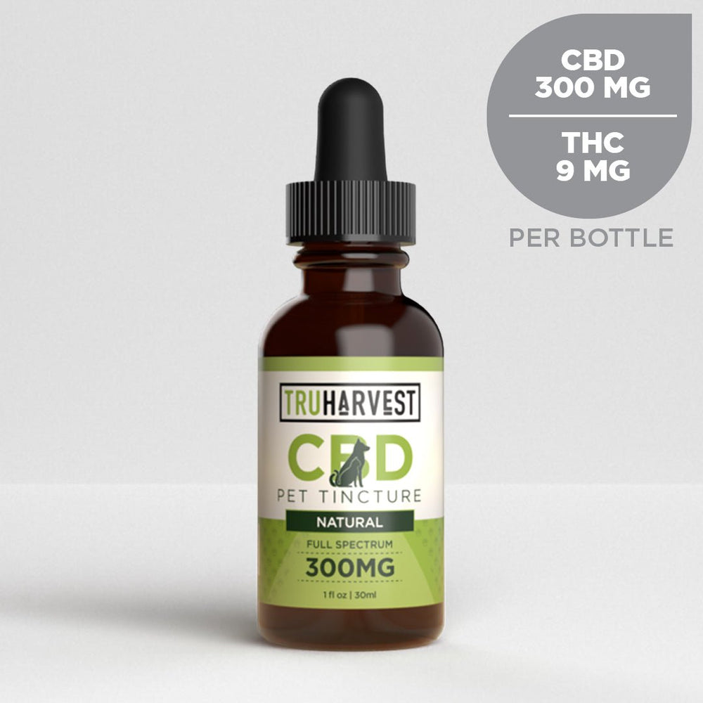 CBD Pet Tincture Full Spectrum 300mg - TruHarvest Farms