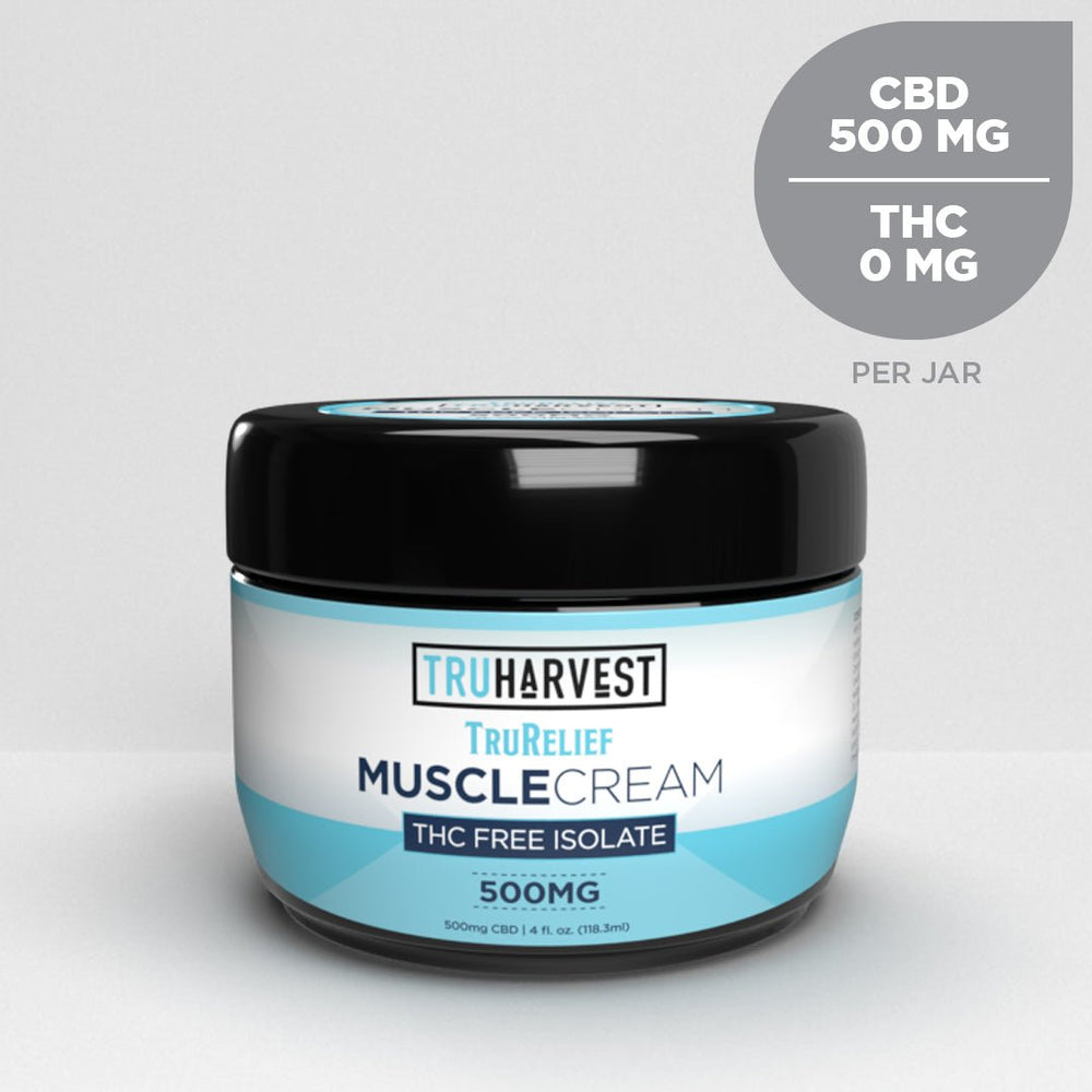 TruRelief CBD Muscle Cream - TruHarvest Farms