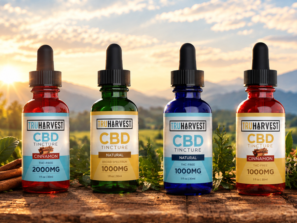 CBD Tinctures - TruHarvest Farms