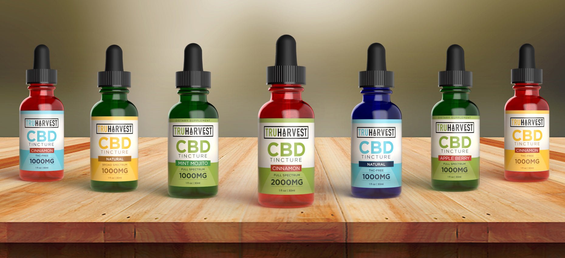 CBD Tinctures – TruHarvest Farms
