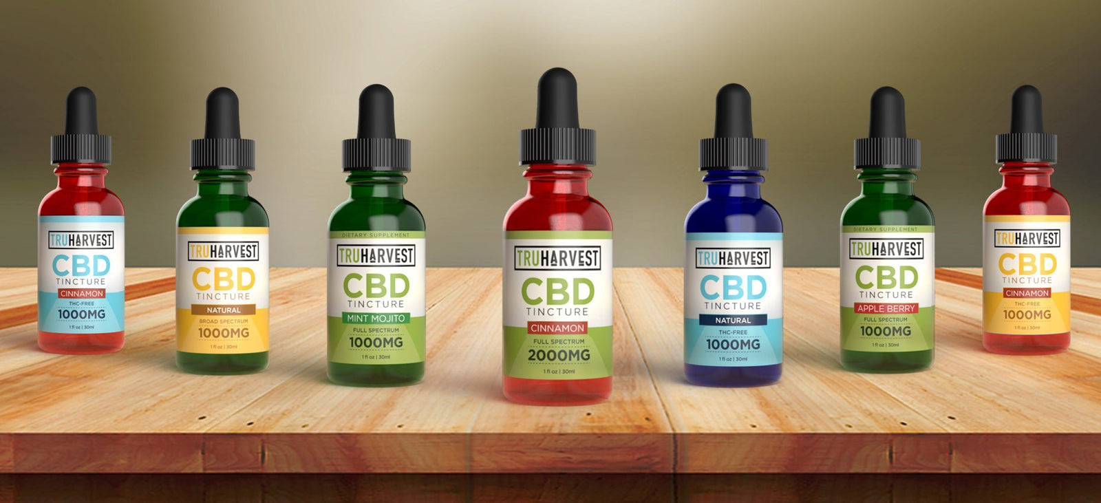 CBD Tinctures - TruHarvest Farms