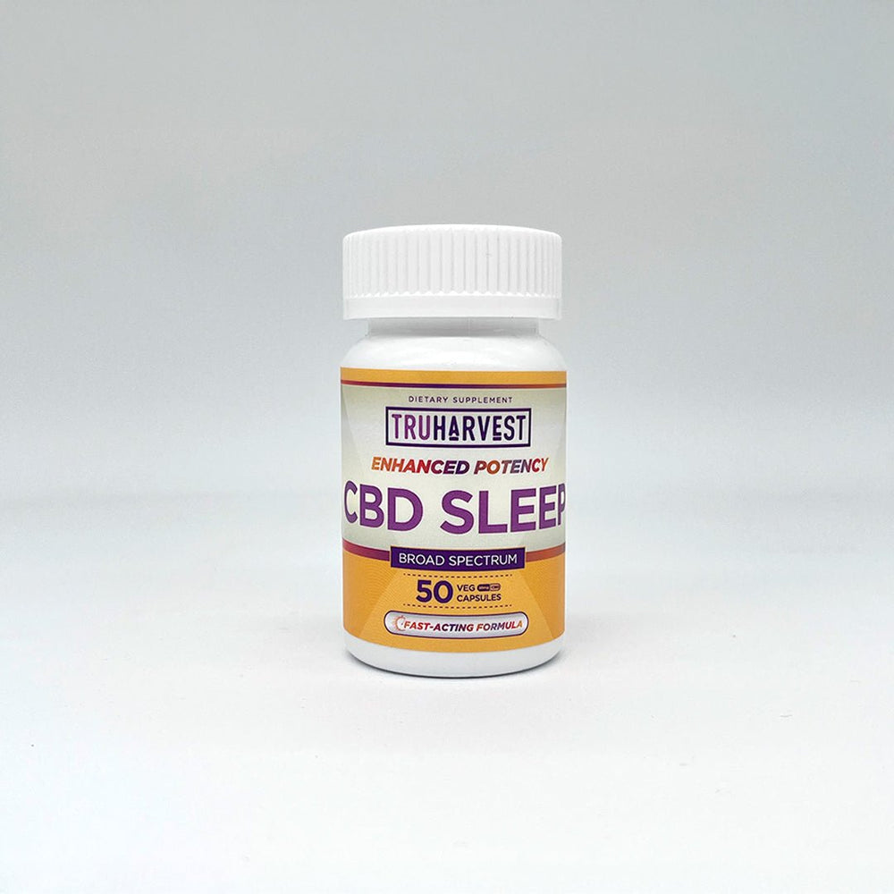 Broad Spectrum Enhanced Potency Sleep Capsules - TruHarvest Farms