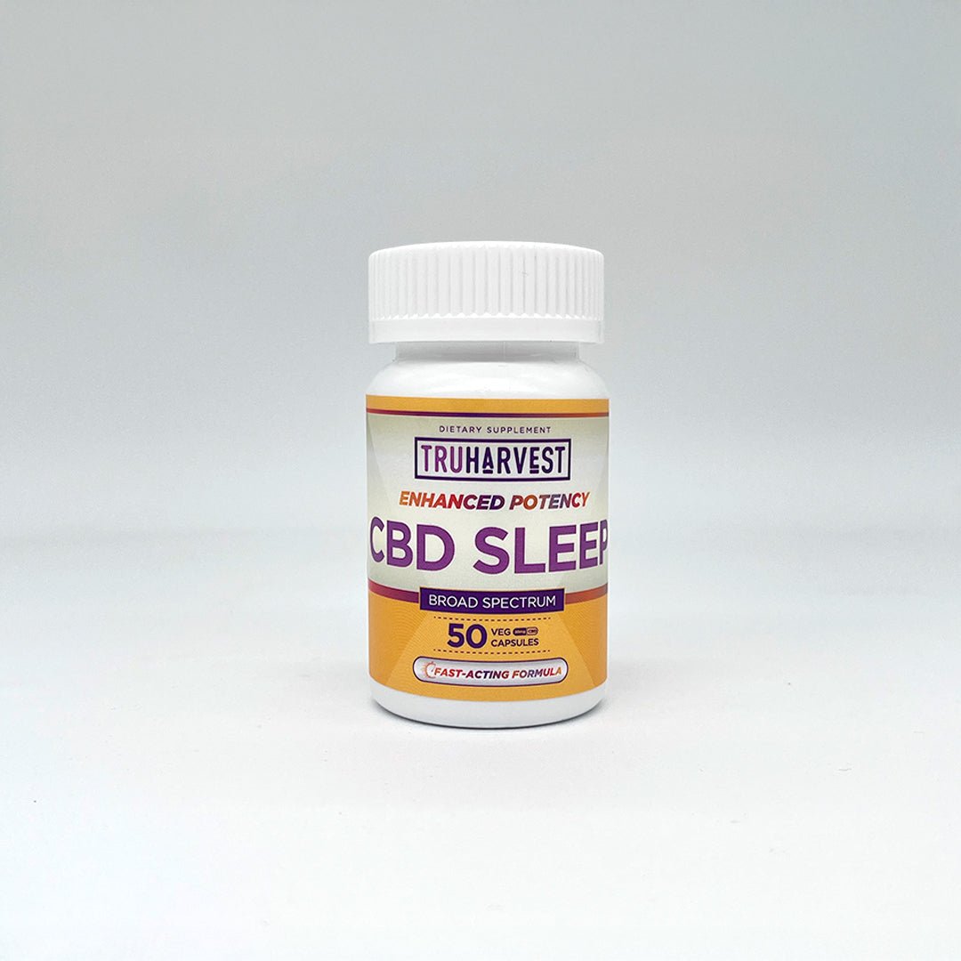 Broad Spectrum Enhanced Potency Sleep Capsules - TruHarvest Farms