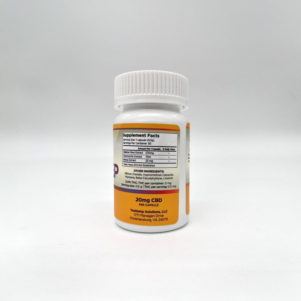 Broad Spectrum Enhanced Potency Sleep Capsules - TruHarvest Farms