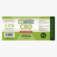Full Spectrum CBD Tincture - TruHarvest Farms