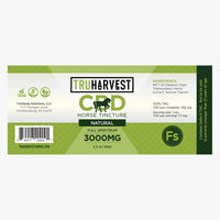CBD Horse Tincture Full Spectrum 3000 mg - TruHarvest Farms
